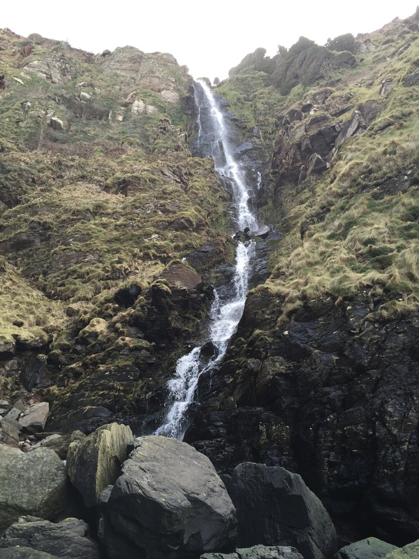 Exmoor Coast Traverse - Hollowbrook Waterfall